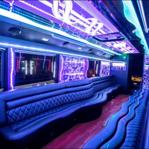 50 Pax Limo Party Bus